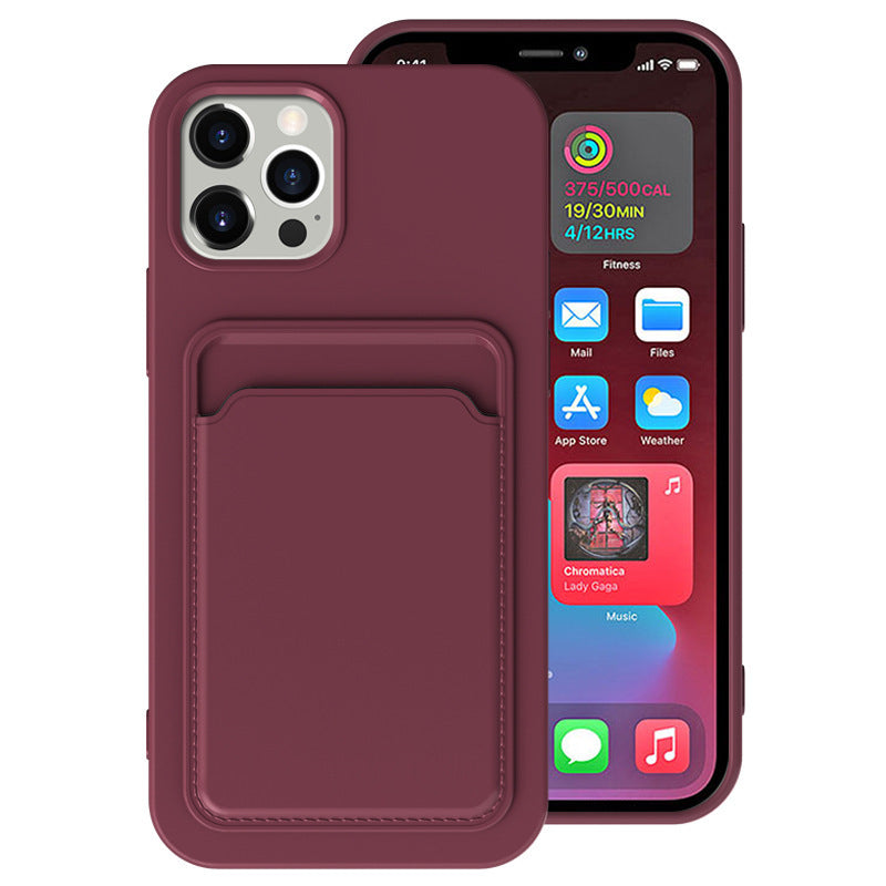 Compatible with Apple, Cross Border Suitable For Iphone12 Integrated Frosted Card Case Mobile Phone Shell Xr 11Tpu Card Soft Shell Spot E-Commerce Compatible with Apple, Cross Border Suitable For Iphone12 Integrated Frosted Card Case Mobile Phone Shell Xr 11Tpu Card Soft Shell Spot E-Commerce